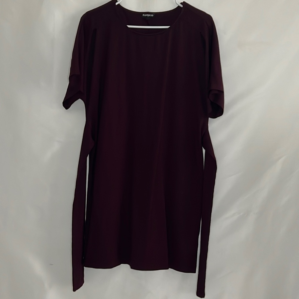 Cute Purple Wraparound Dress